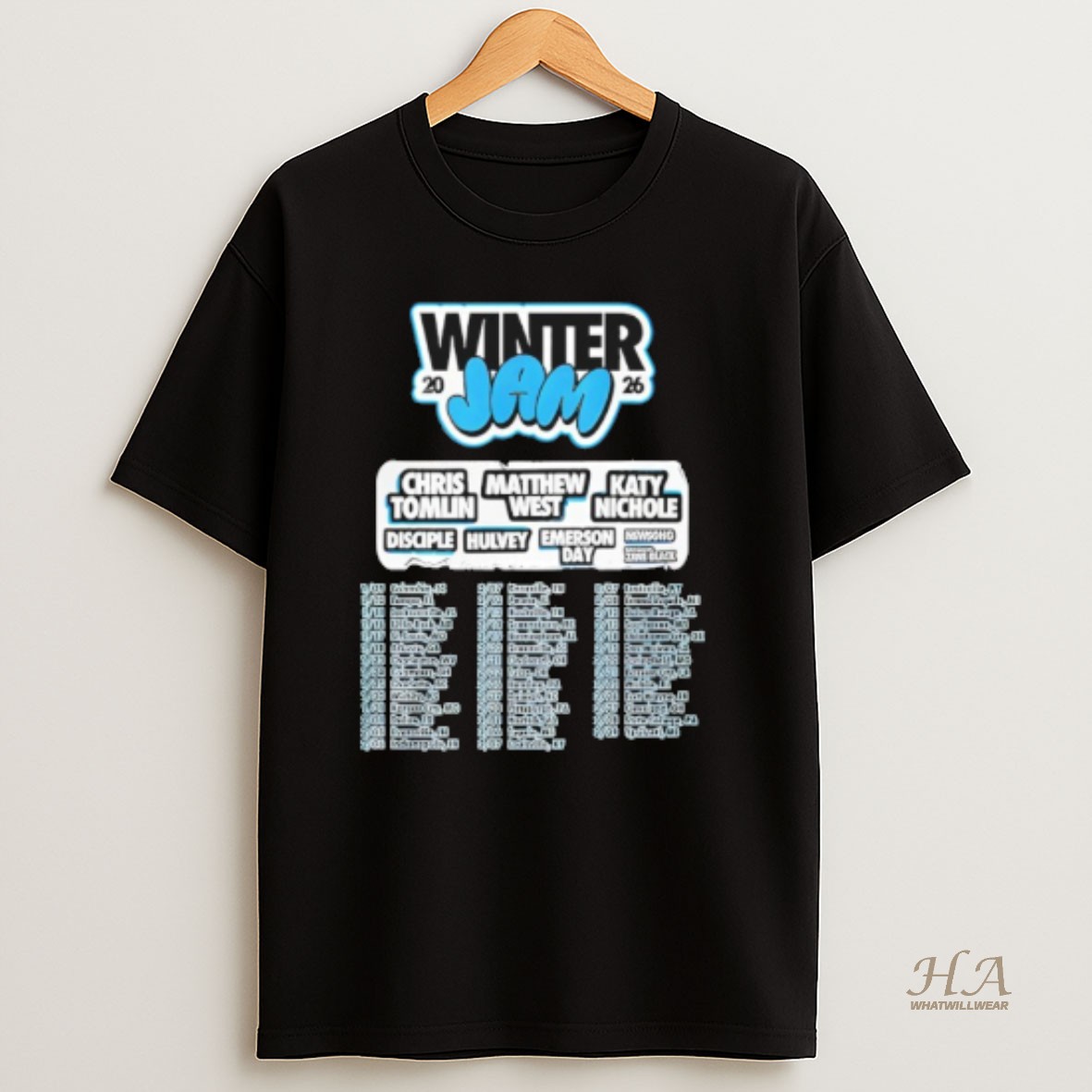 Official Winter Jam Tour 2026 T Shirt