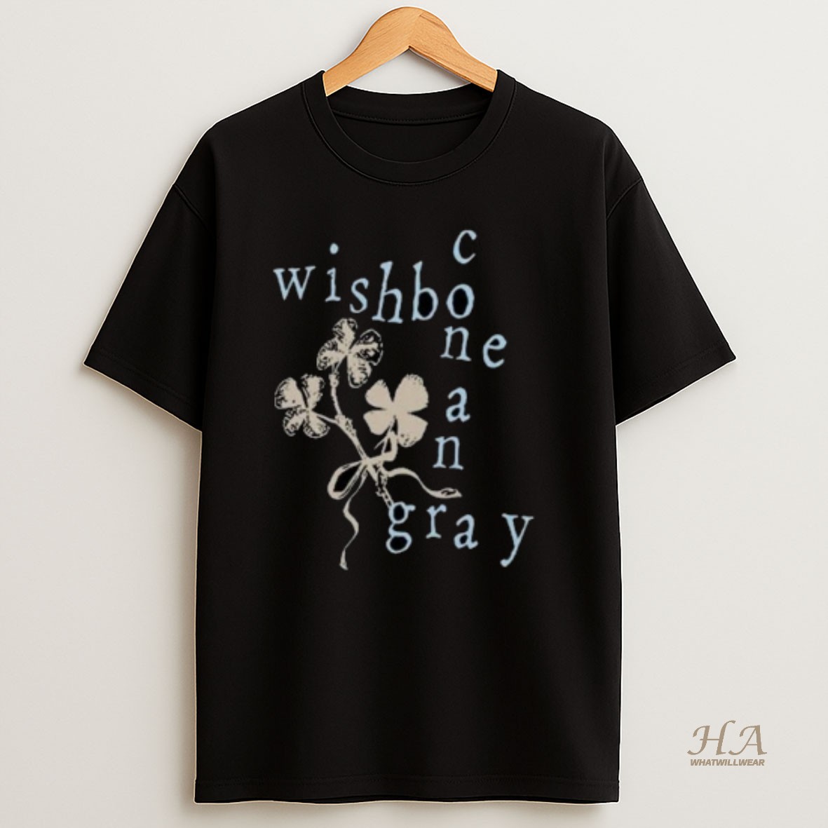 Official Wishbone Conan Gray Circle Black T Shirt