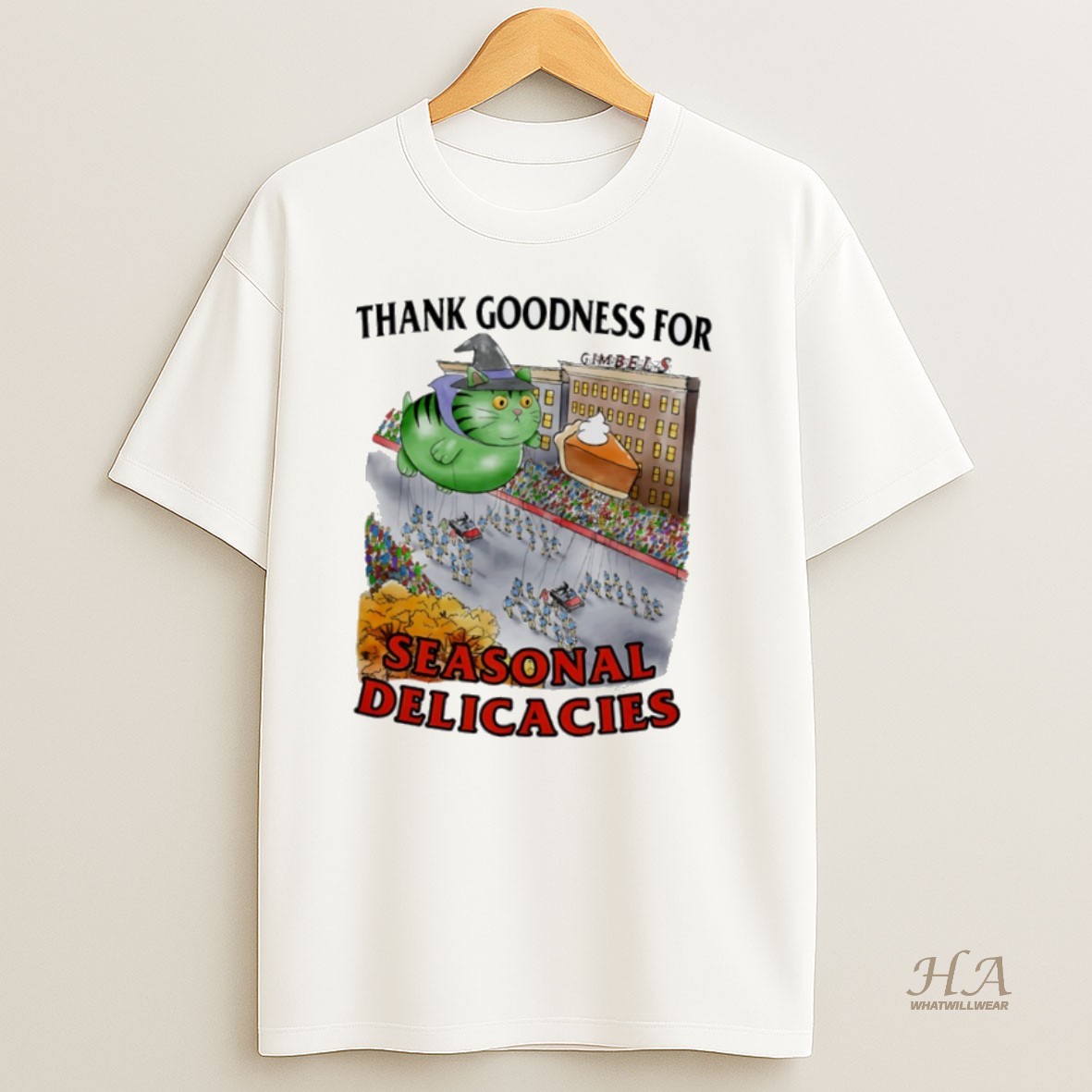Official Witch Cat Thank Goodness For Seasonal Delicacies T Shirt