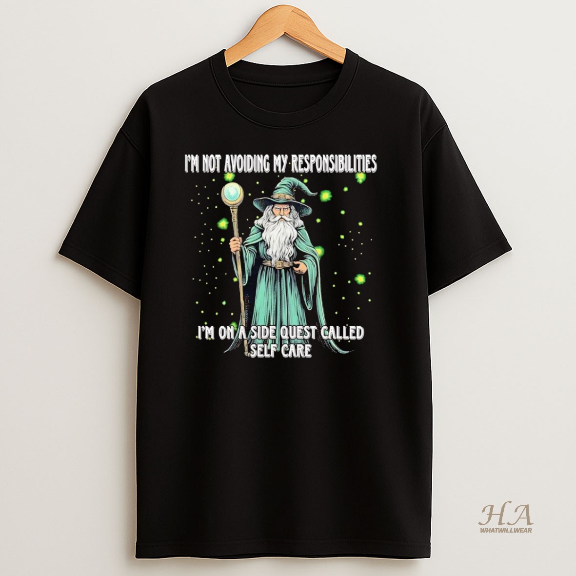 Official Wizard Im Not Avoiding My Responsibilities Im On A Side Quest Shirt
