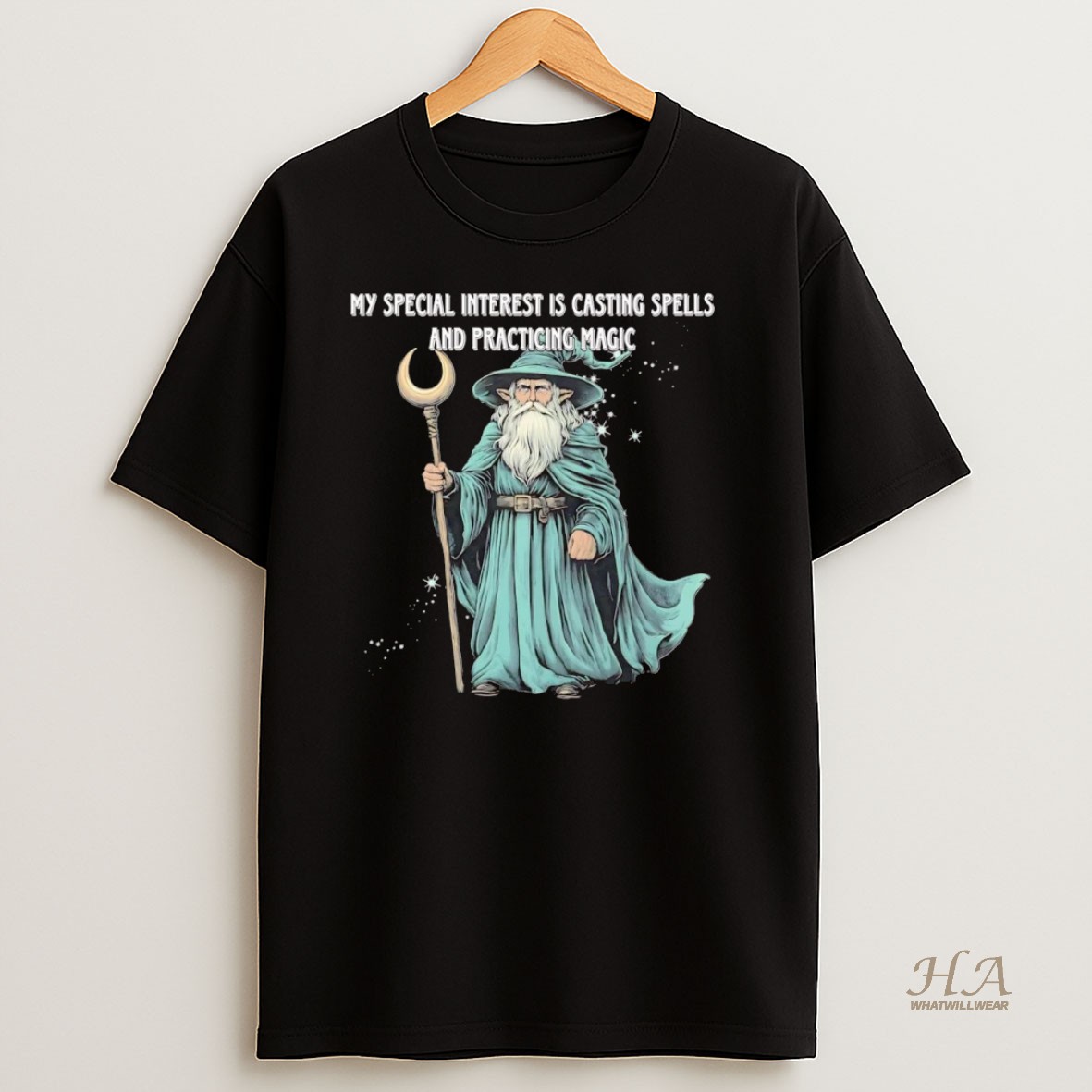 Official Wizard My Special Interest Is Casting Spells And Practicing Magic Shirt