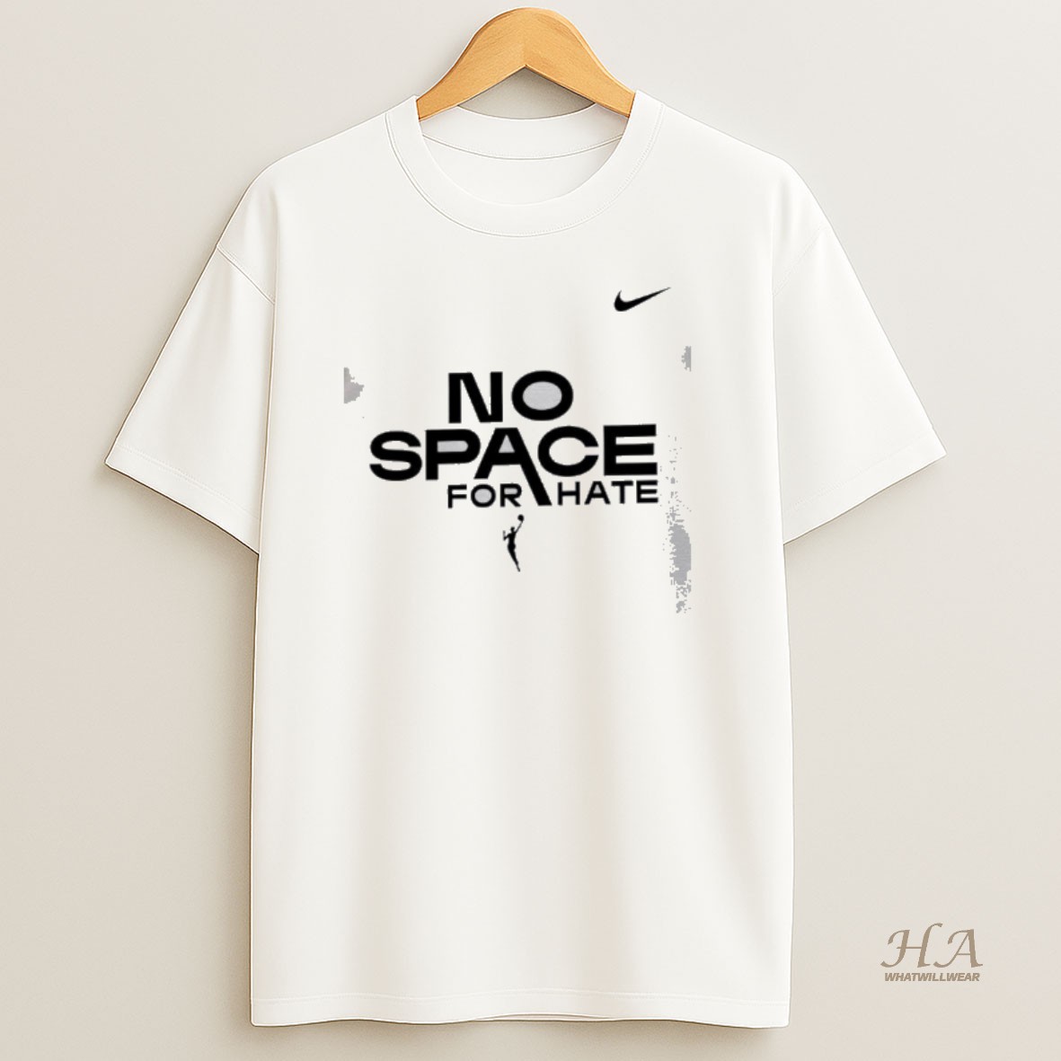 Official Wnba Las Vegas Aces No Space For Hate T Shirt