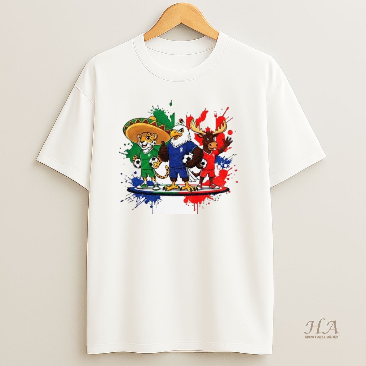 Official World Cup 2026 Mascot Maple Zayu Clutch Shirt