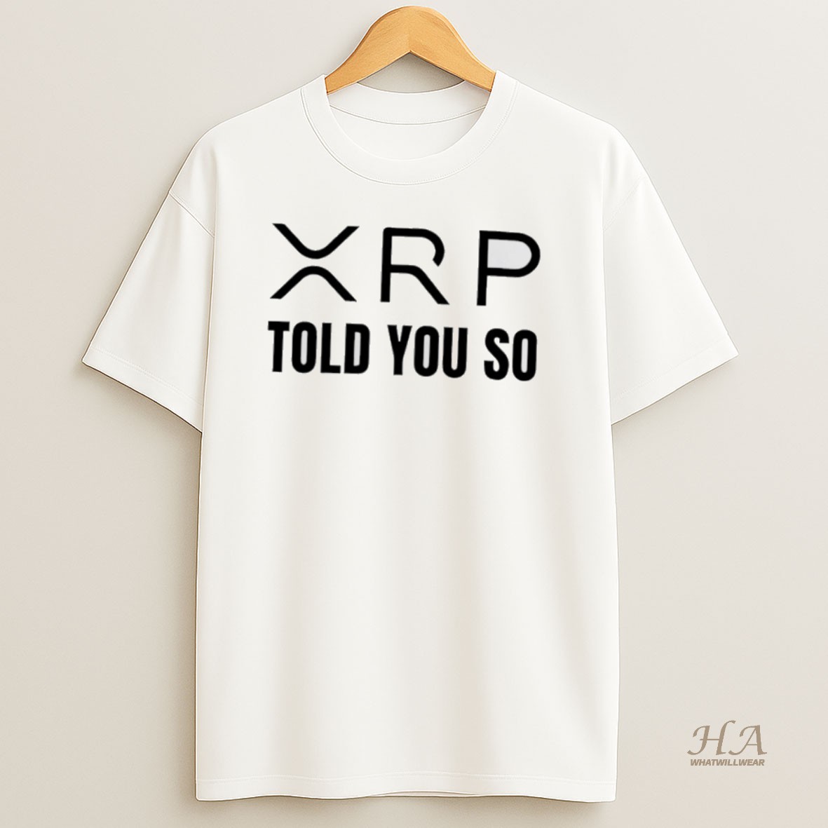 Official Xrp Told You So Shirt