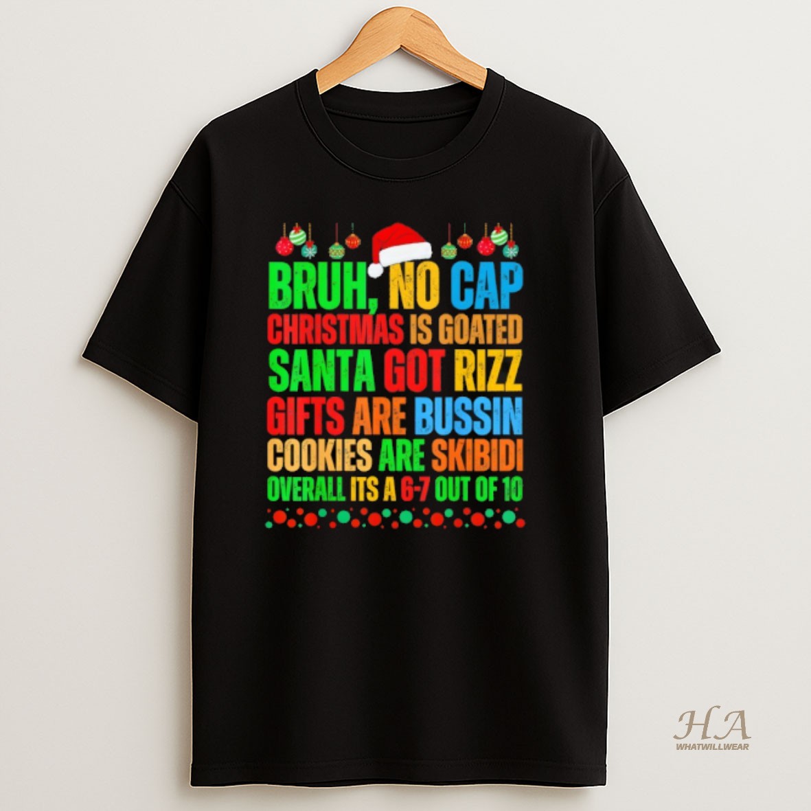 Official Xmas School Generation Alpha Gen A Slang Christmas T Shirt