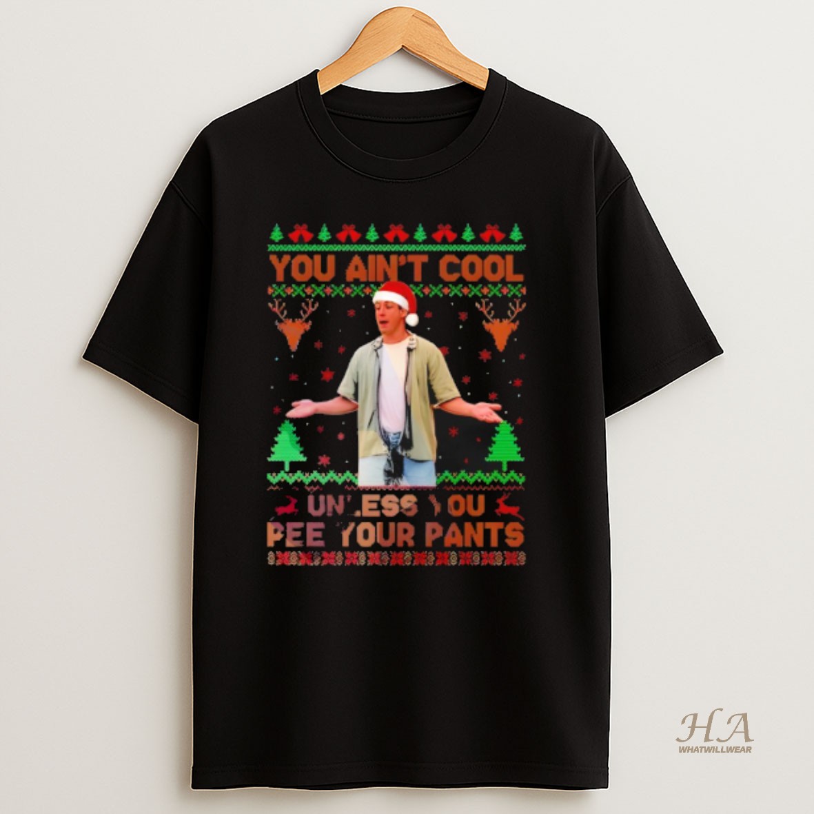 Official You Aint Cool Unless You Pee Your Pants Christmas T Shirt