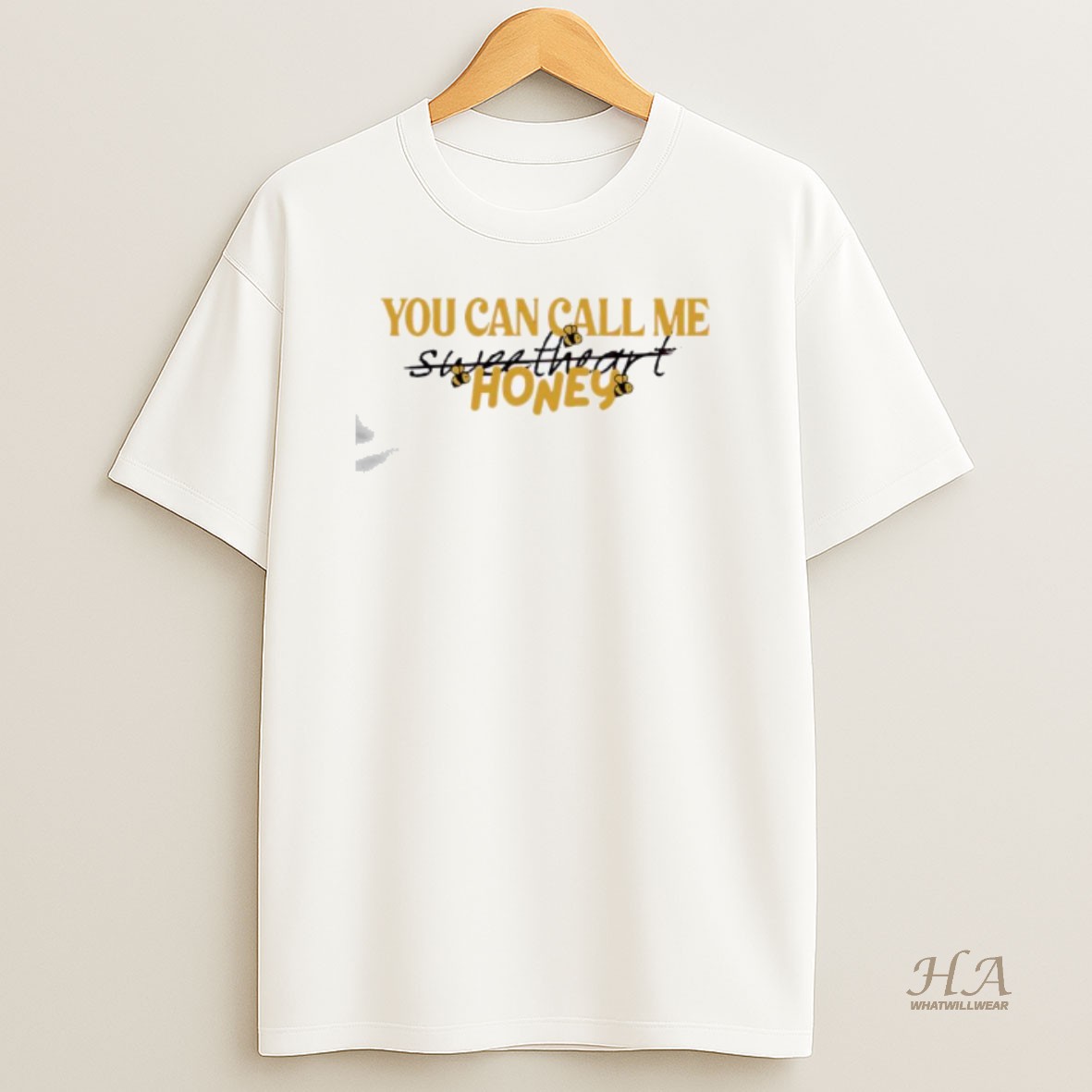 Official You Can Call Me Honey Bee Graphic T Shirt