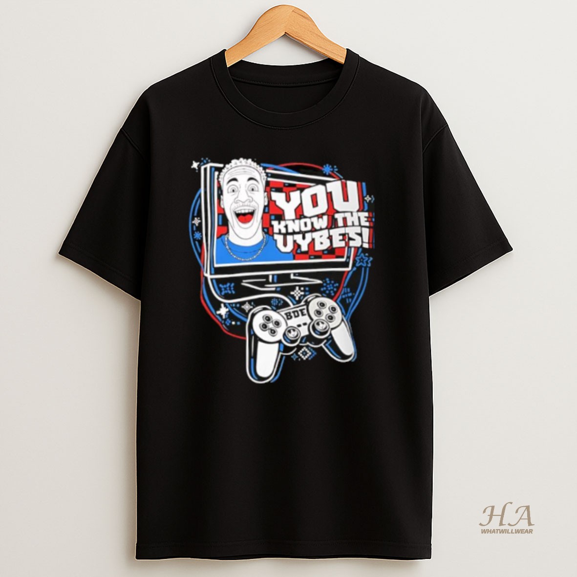 Official You Know The Vybes Game T Shirt