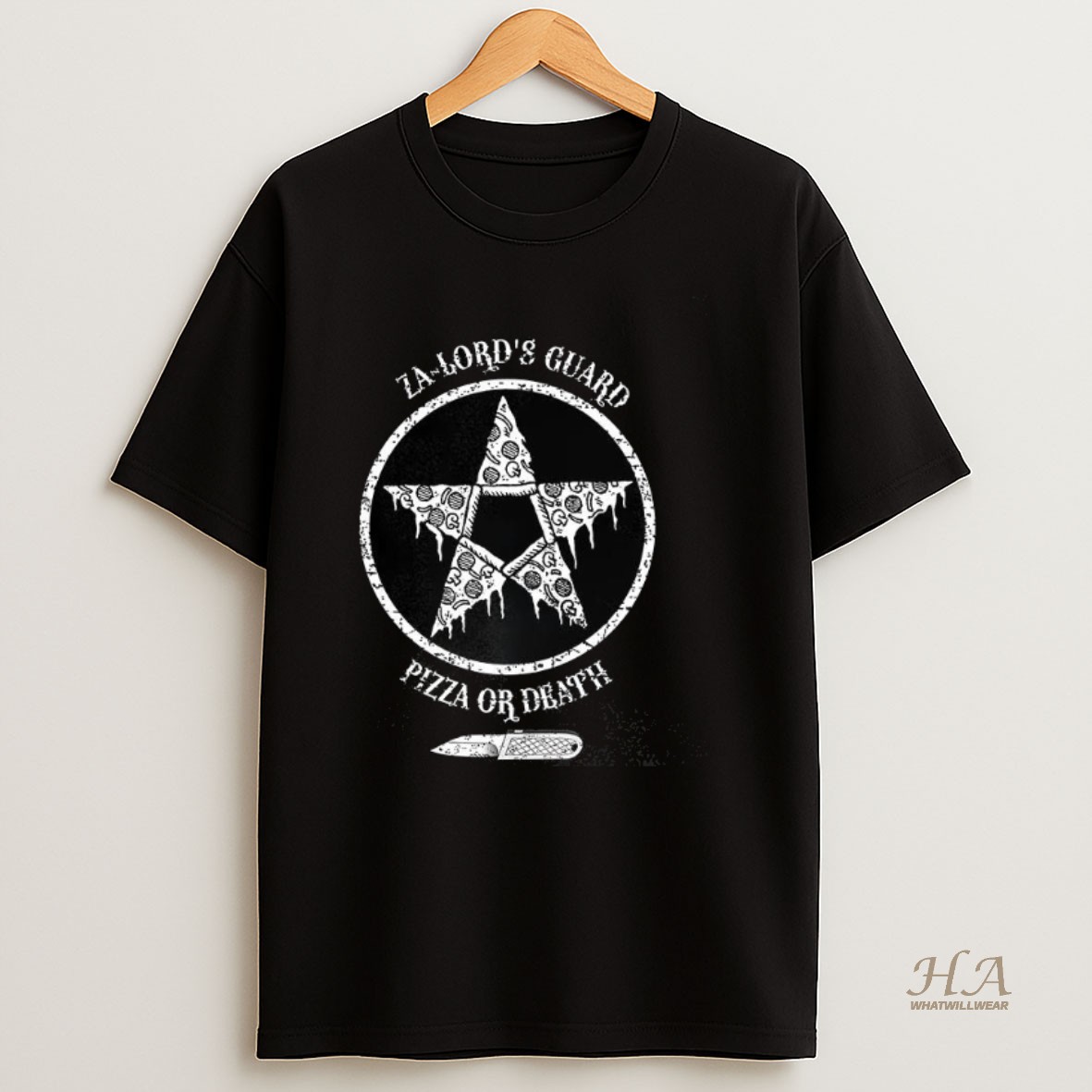Official Za Lords Guard Pizza Or Death Shirt