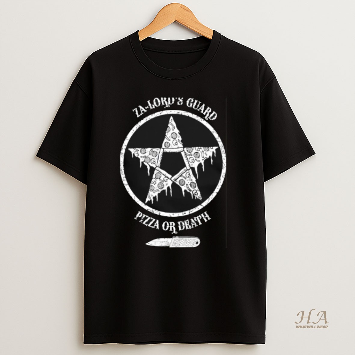 Official Za Lords Guard Pizza Or Death T Shirt