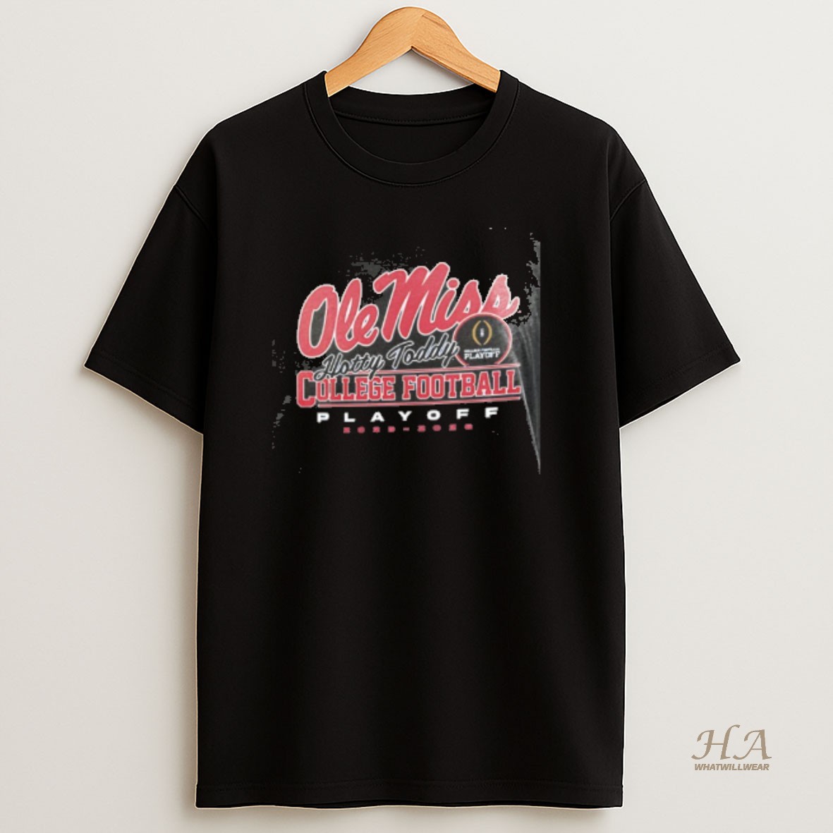 Official Zhhfpgq8 Ole Miss Rebels 2025 26 College Football Playoff Hotty Toddy 2 Sided T Shirt