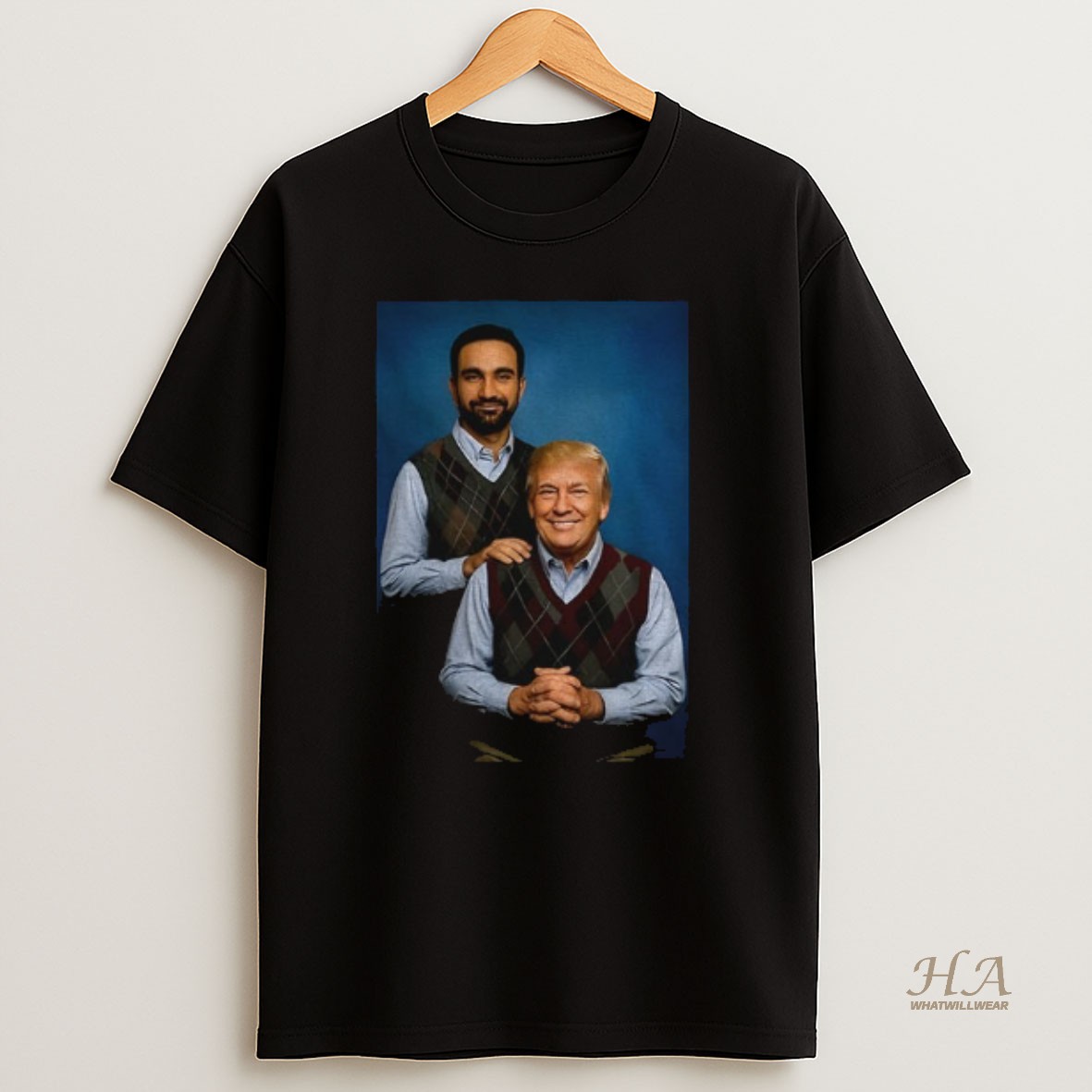Official Zohran Mamdani And Donald Trump Step Brothers Parody Vintage T Shirt