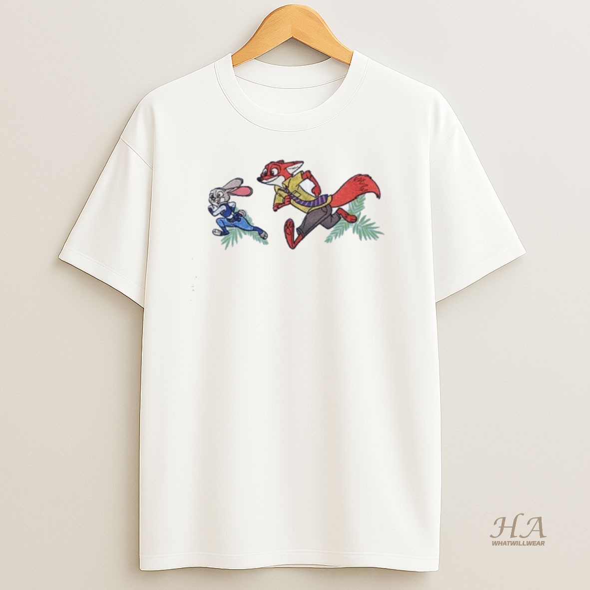 Official Zootopia Nick And Judy Action Shirt