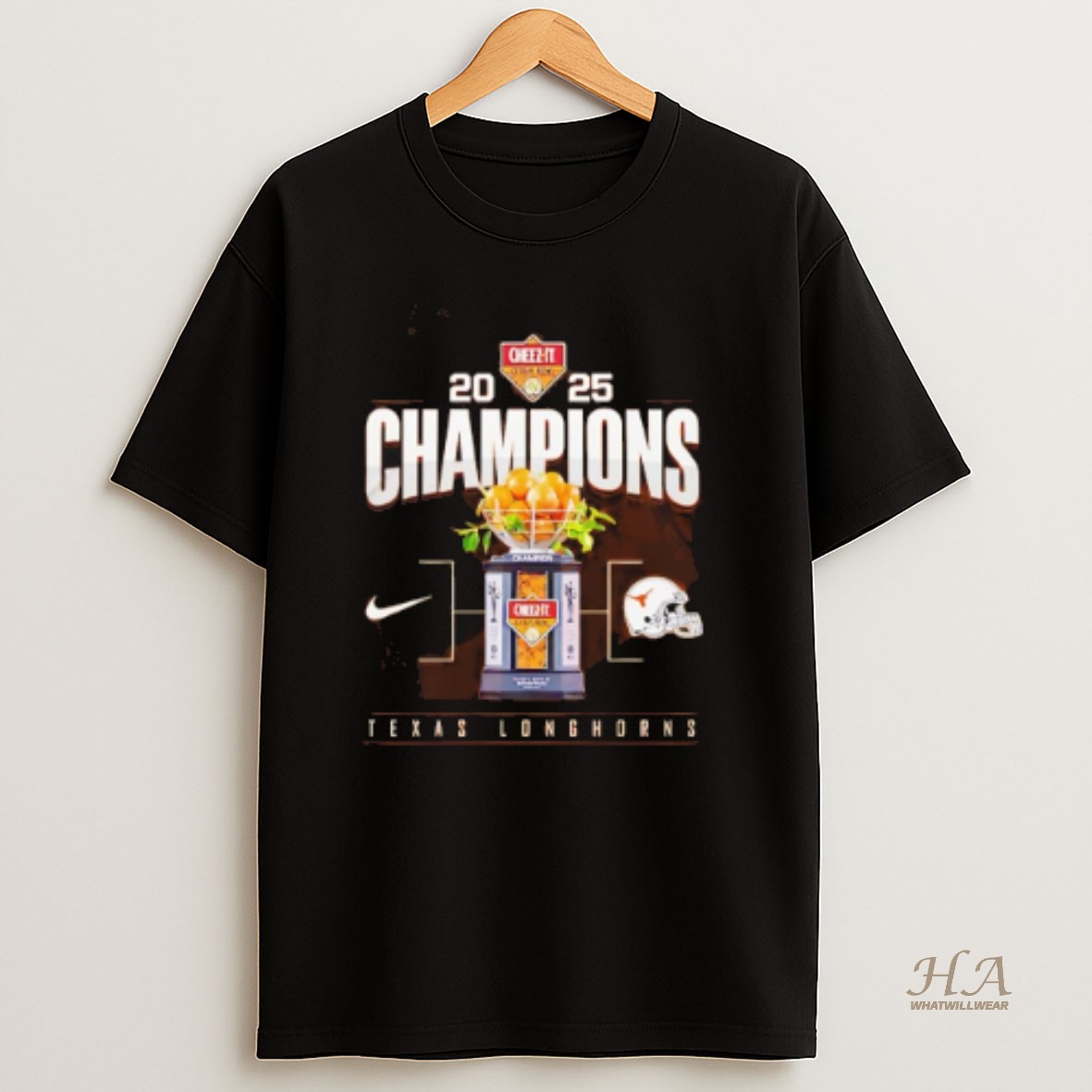 Official Naasd0gz Texas Longhorns 2025 Citrus Bowl Champions Logo T Shirt