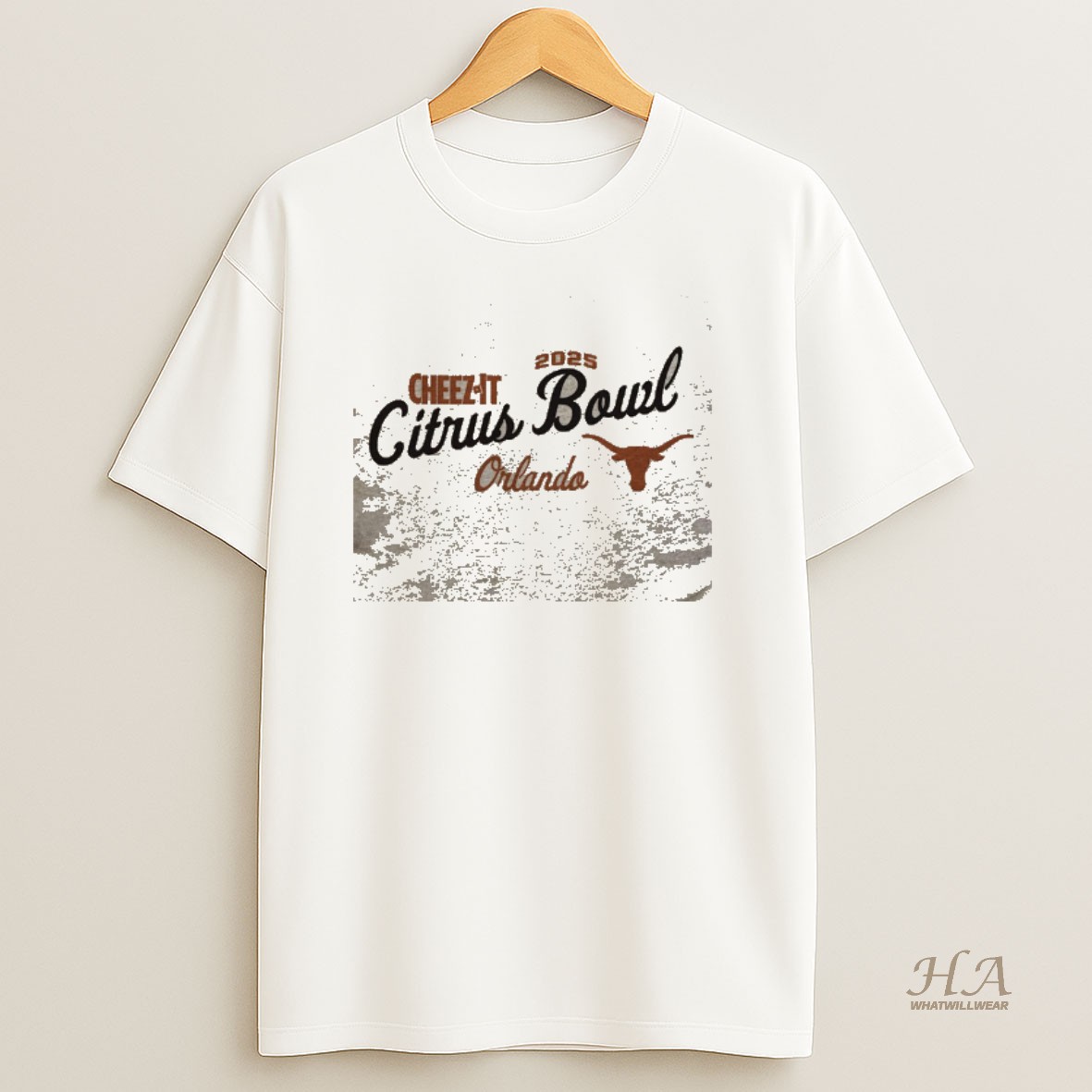 Official Rmhanumt Texas Longhorns 2025 Cheez It Citrus Bowl Classic 2 Sided T Shirt
