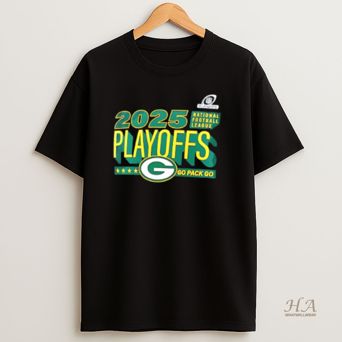 Official S31y882m Green Bay Packers 2025 Nfl Playoffs Ready T Shirt