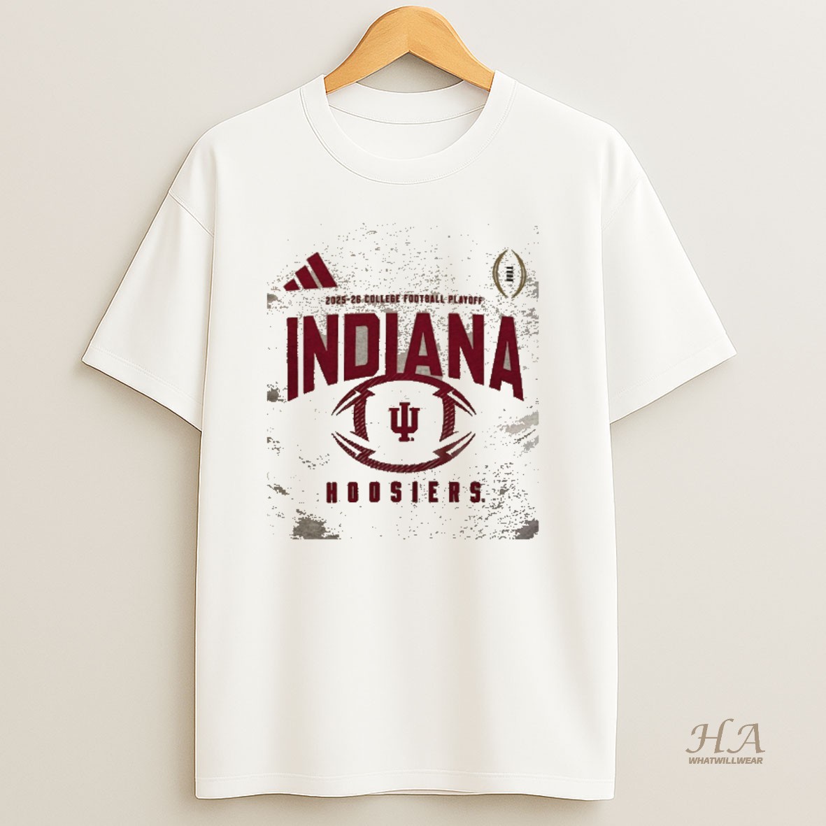 Official Ykauzda0 College Football Playoff Indiana Hoosiers 2025 26 2 Sided T Shirt