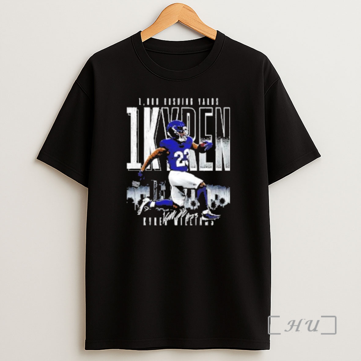 Officials 1kyren Kyren Williams Los Angeles Rams Football Signature Shirt Sweatshirt Tee