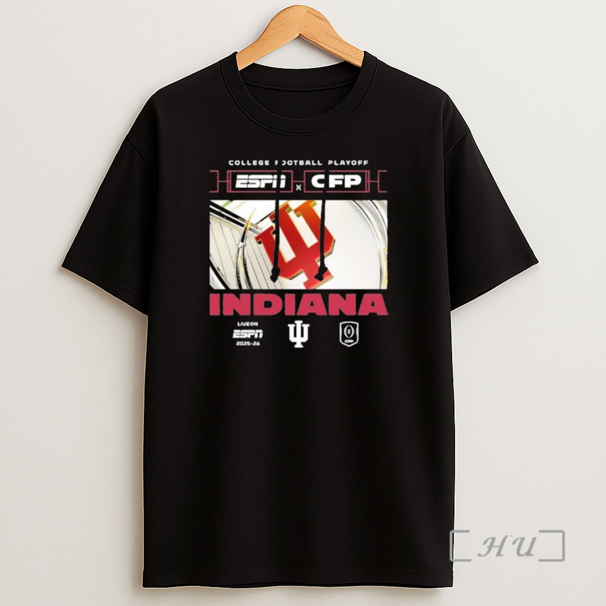 Officials 2025 26 Cfp Indiana Hoosiers Window Shirt Sweatshirt Tee