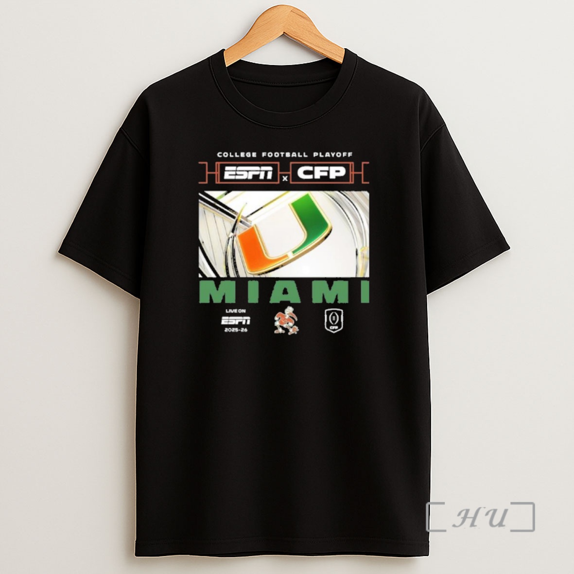 Officials 2025 26 Cfp Miami Hurricanes Window Shirt Sweatshirt Tee