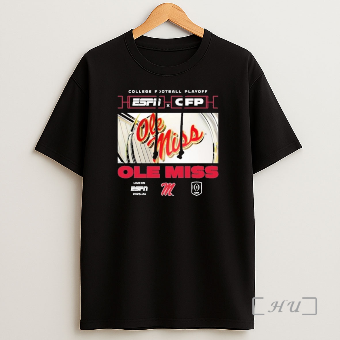 Officials 2025 26 Cfp Ole Miss Rebels Window Shirt Sweatshirt Tee