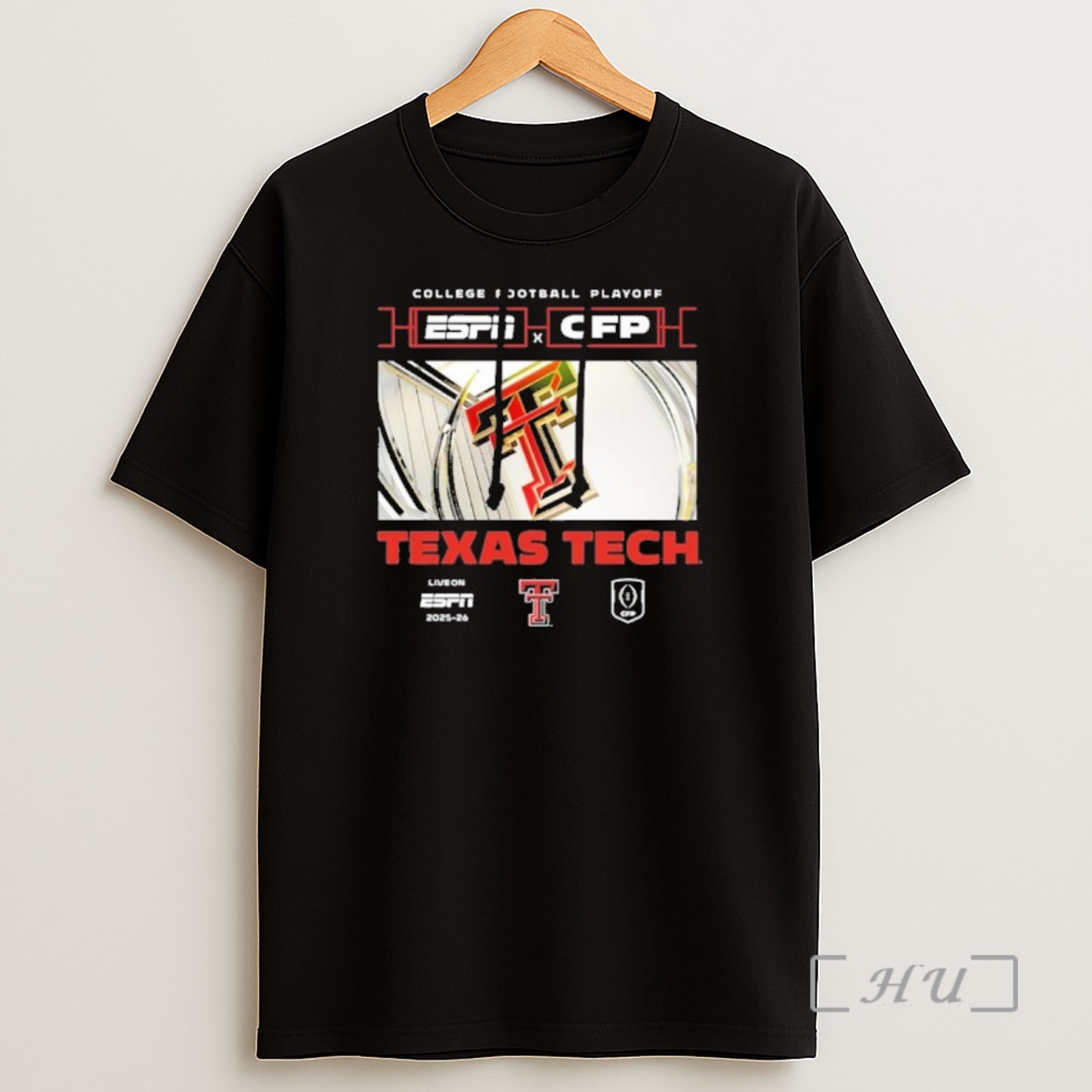 Officials 2025 26 Cfp Texas Tech Red Raiders Window Shirt Sweatshirt Tee