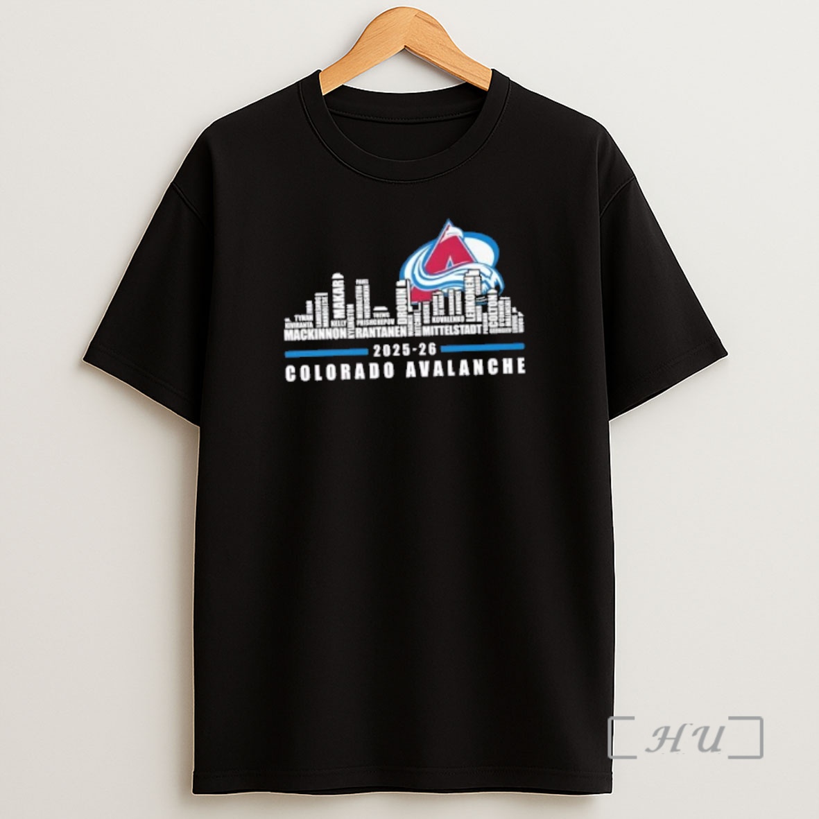 Officials 2025 26 Colorado Avalanche All Names City Skyline Shirt Sweatshirt Tee