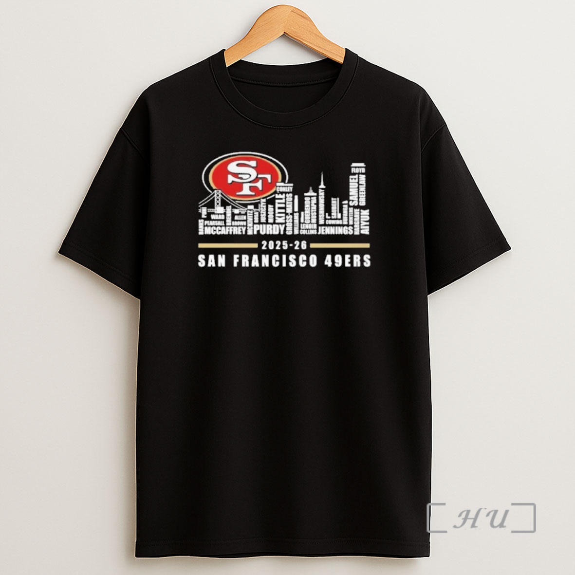 Officials 2025 26 San Francisco 49ers City Typo Shirt Sweatshirt Tee