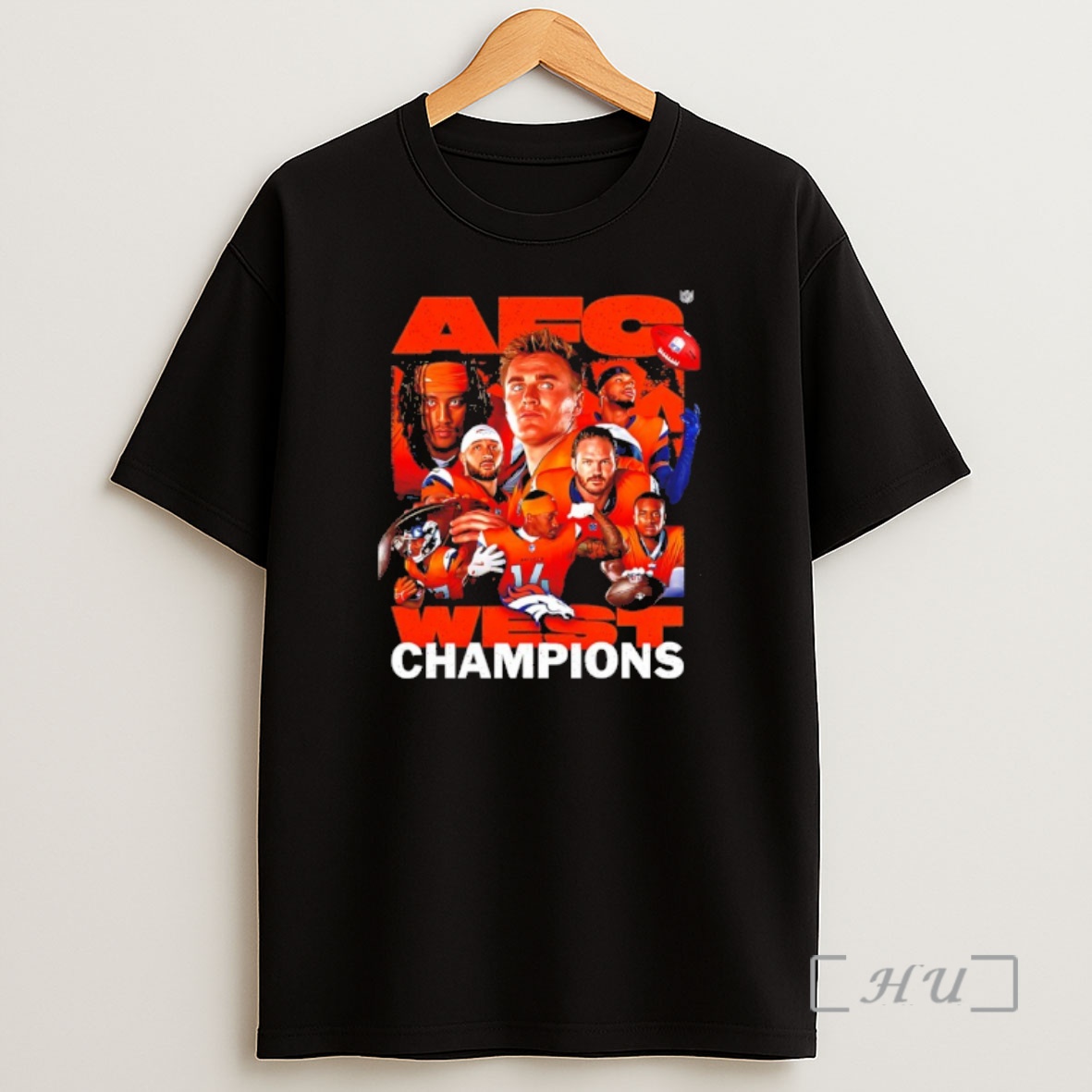 Officials 2025 Afc West Champions Denver Broncos Football Graphic Shirt Sweatshirt Tee