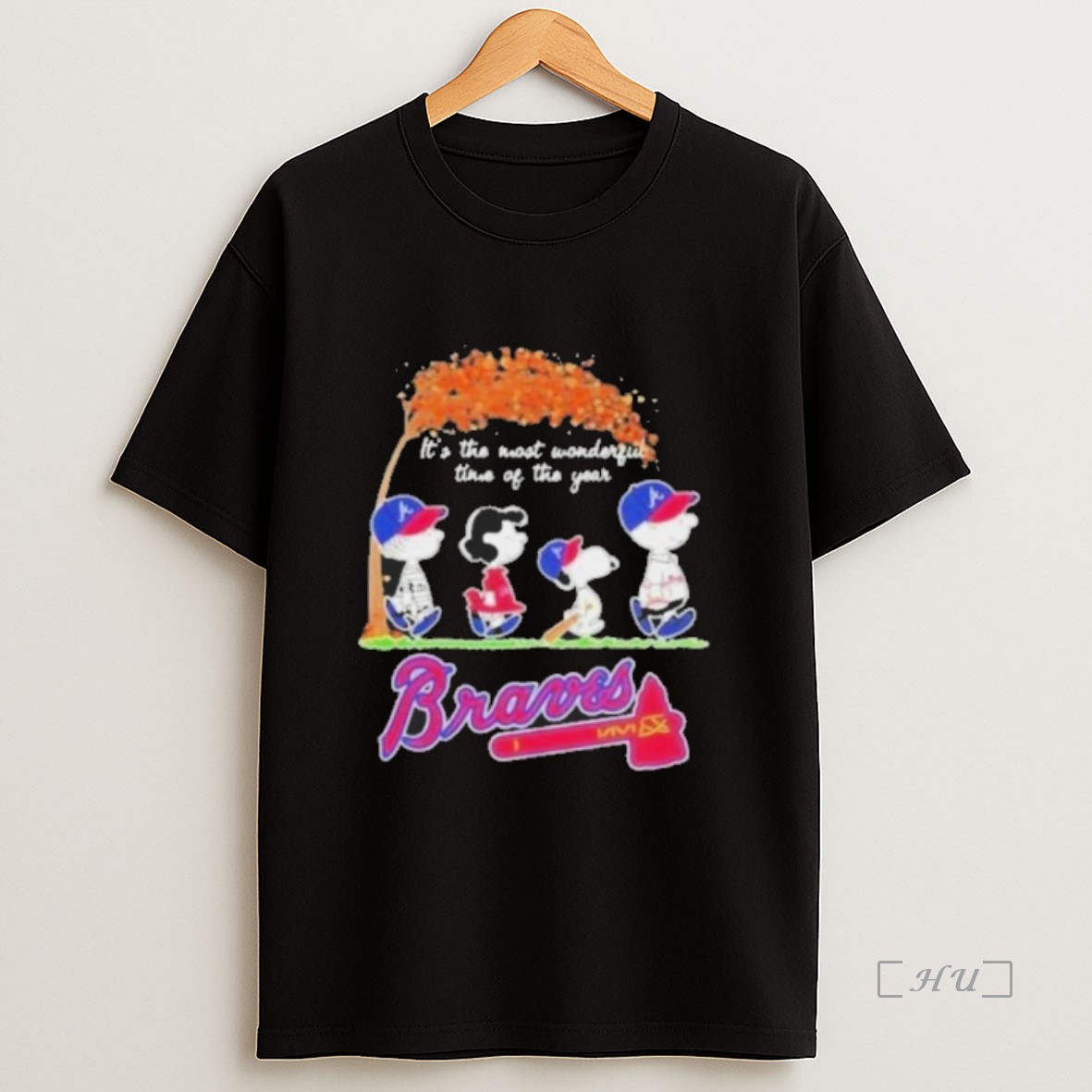 Officials 2025 Atlanta Braves X Peanuts Snoopy And Friends Autumn Its The Most Wonderful Time Of The Year Premium Shirt Sweatshirt Tee