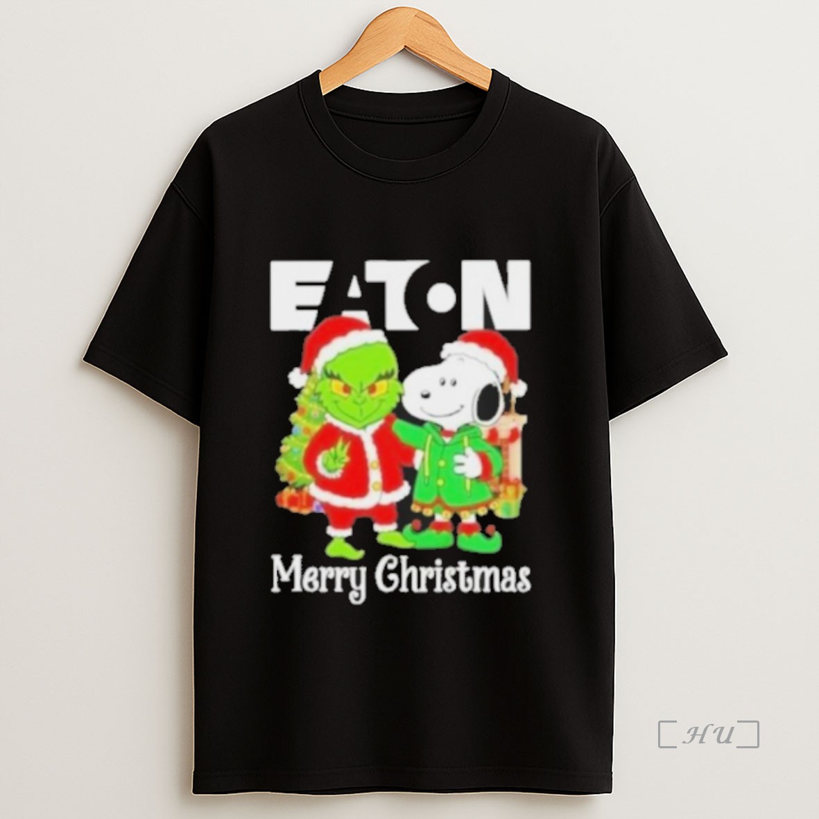 Officials 2025 Awesome Eaton Corporation X Grinch And Snoopy Merry Christmas Premium Shirt Sweatshirt Tee