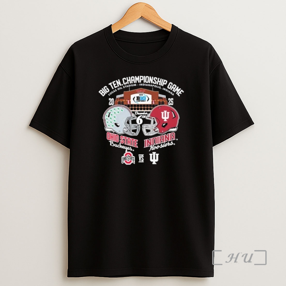 Officials 2025 Big 10 Football Championship Game Head To Head Osu Vs Iu Premium Shirt Sweatshirt Tee