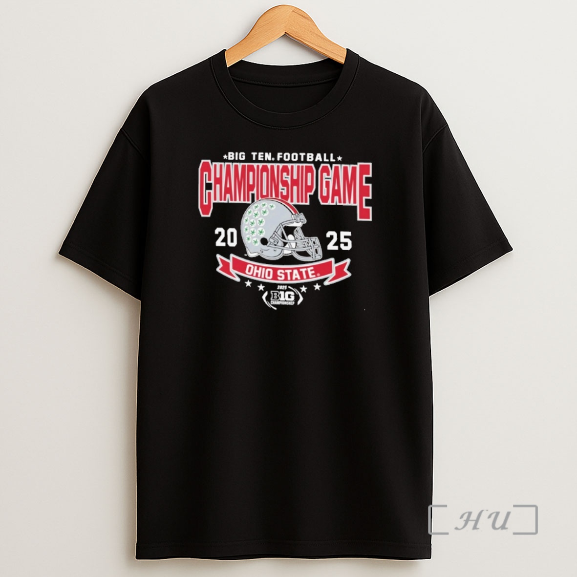 Officials 2025 Big 10 Football Championship Game Ohio State Buckeyes Helmets Premium Shirt Sweatshirt Tee