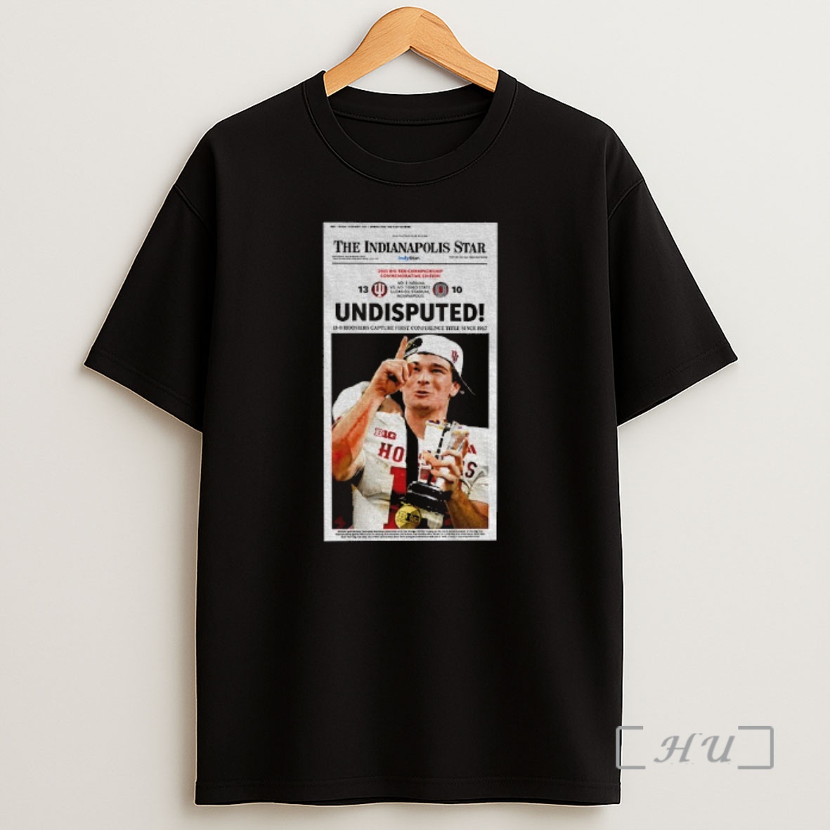 Officials 2025 Big Ten Champions Undisputed 13 10 Indiana Win Vs Ohio Football Shirt Sweatshirt Tee