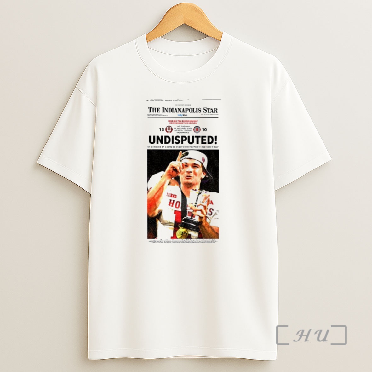 Officials 2025 Big Ten Champions Undisputed Indiana Win Vs Ohio Football 13 10 Shirt Sweatshirt Tee