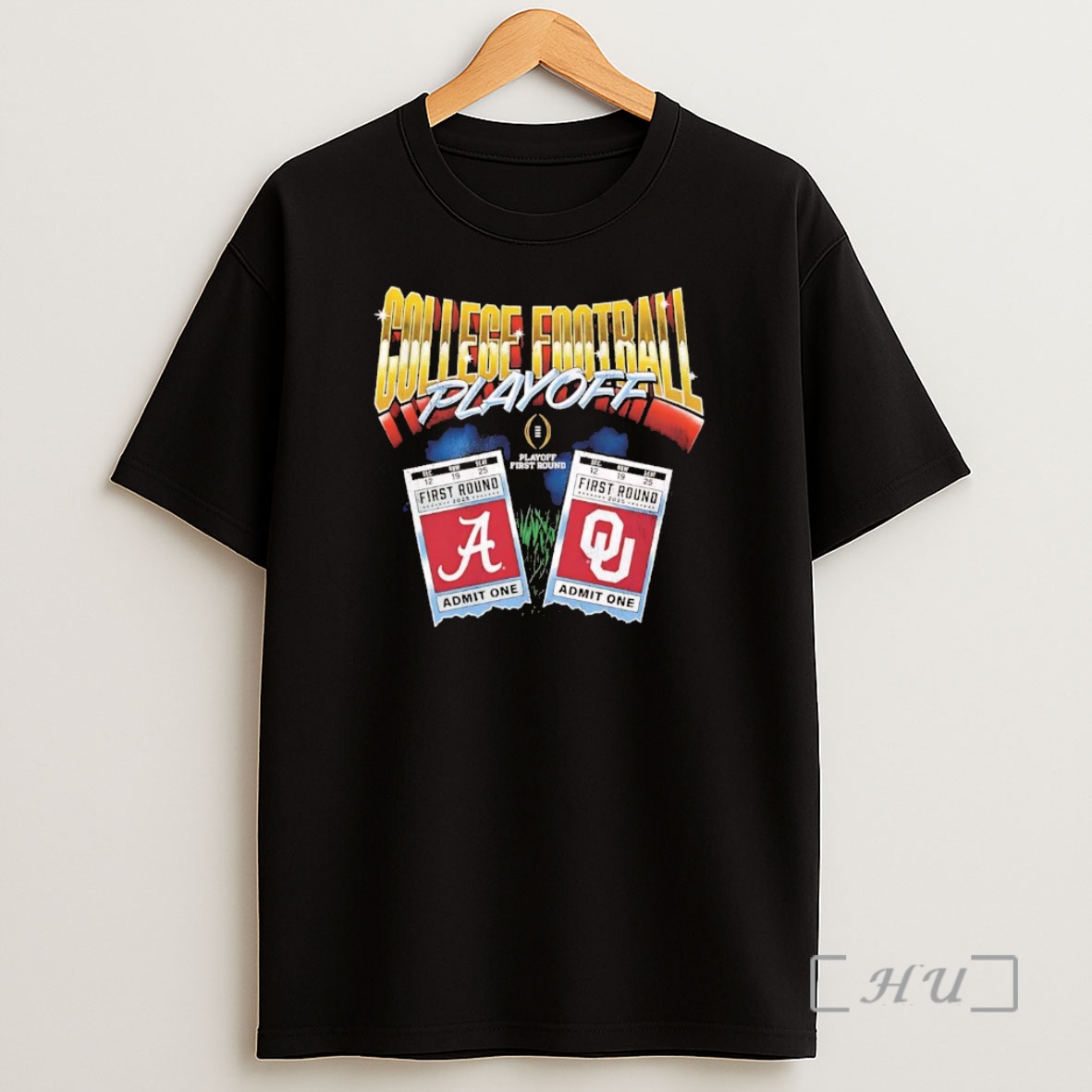 Officials 2025 Cfp First Round Oklahoma Sooners Vs Alabama Crimson Tide Chriast Shirt Sweatshirt Tee