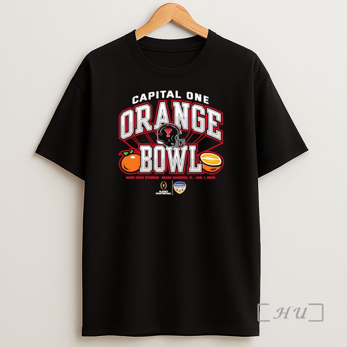 Officials 2025 Capital One Orange Bowl Slice Texas Tech Red Raiders Premium Shirt Sweatshirt Tee