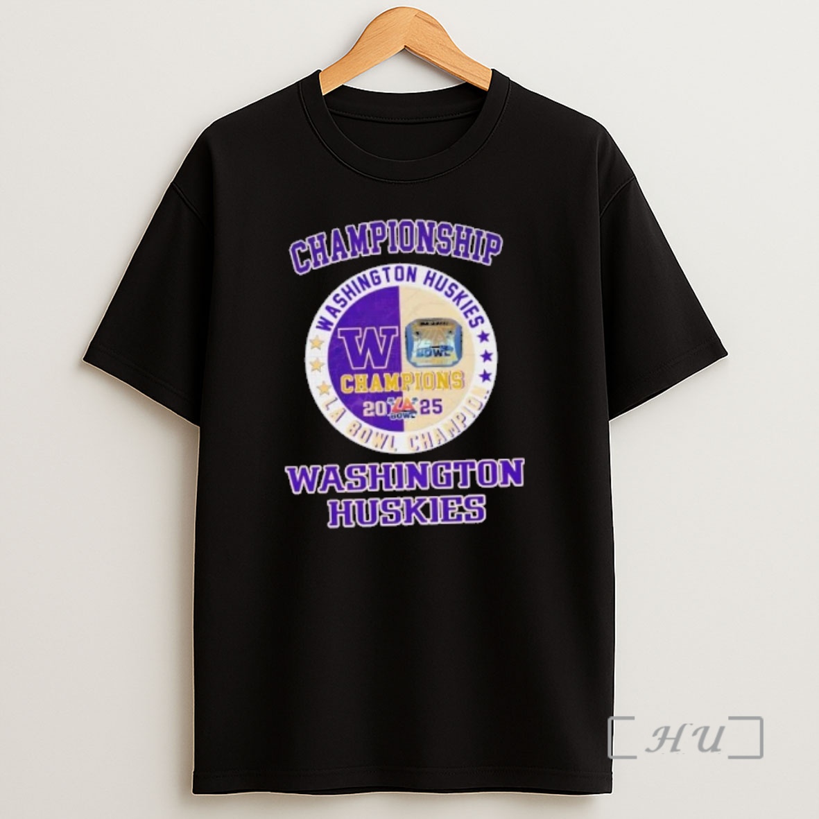 Officials 2025 Championship Washington Huskies La Bowl Shirt Sweatshirt Tee