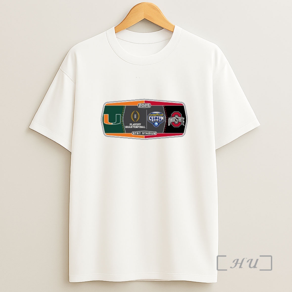 Officials 2025 College Football Playoff Quarterfinal Goodyear Cotton Bowl Classic Miami Hurricanes Vs Ohio State Buckeyes At Att Stadium In Arlington Texas December 31 2025 Shirt Sweatshirt Tee