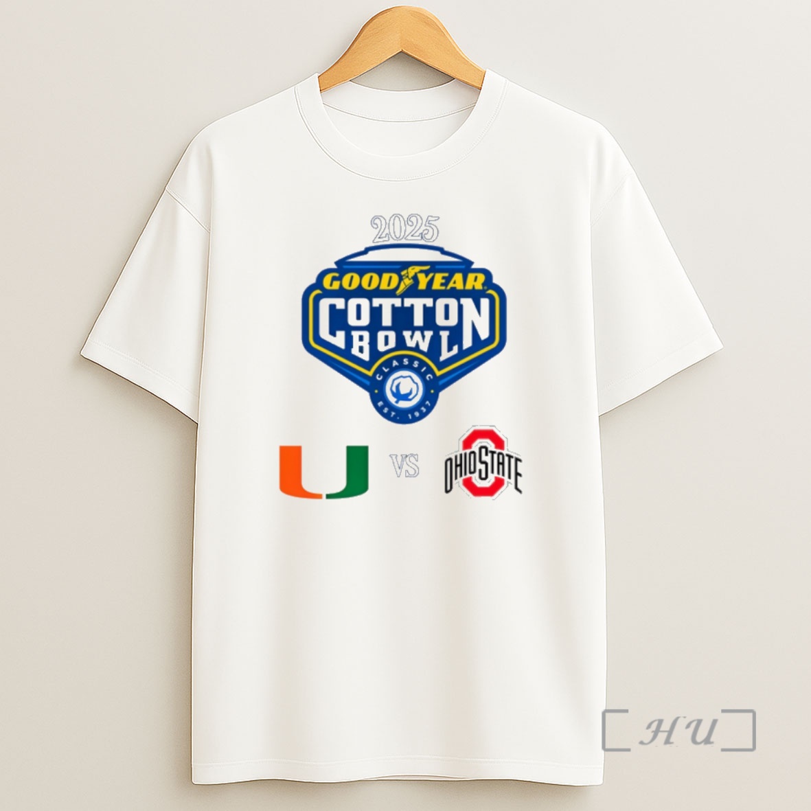 Officials 2025 Cotton Bowl Good Year Ohio State Buckeyes Vs Miami Hurricanes Shirt Sweatshirt Tee