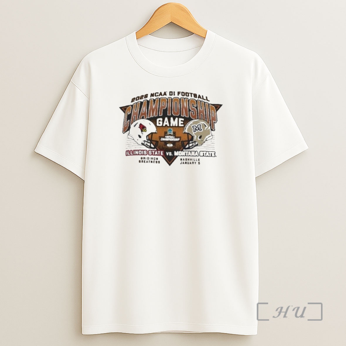 Officials 2025 Di Football Championship Illinois State Vs Montana State Shirt Sweatshirt Tee