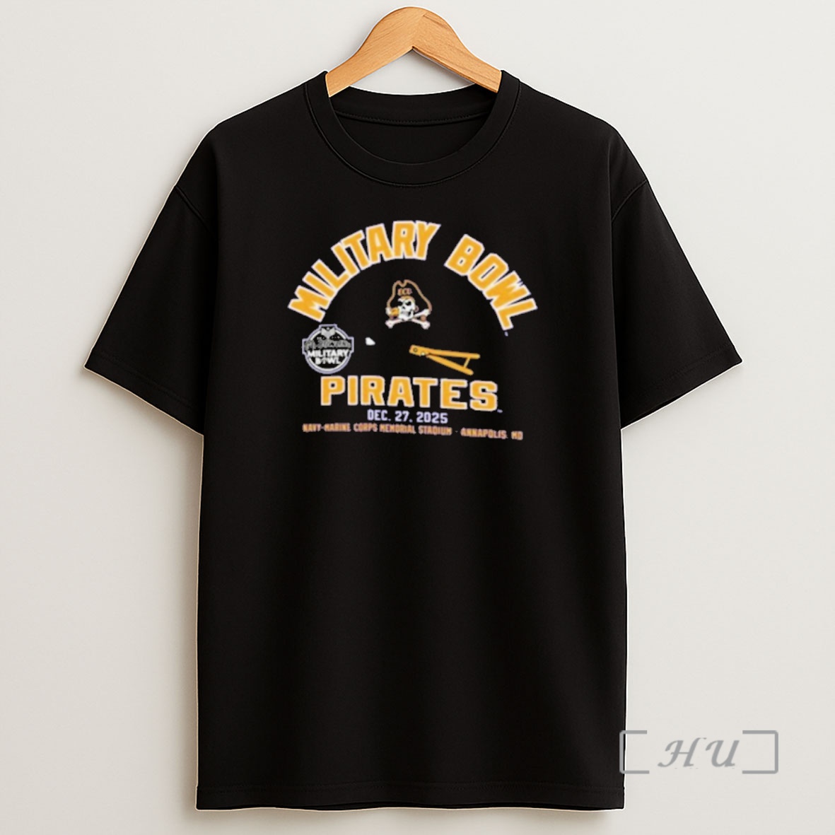 Officials 2025 Ecu Pirates Military Bowl Helmet Shirt Sweatshirt Tee