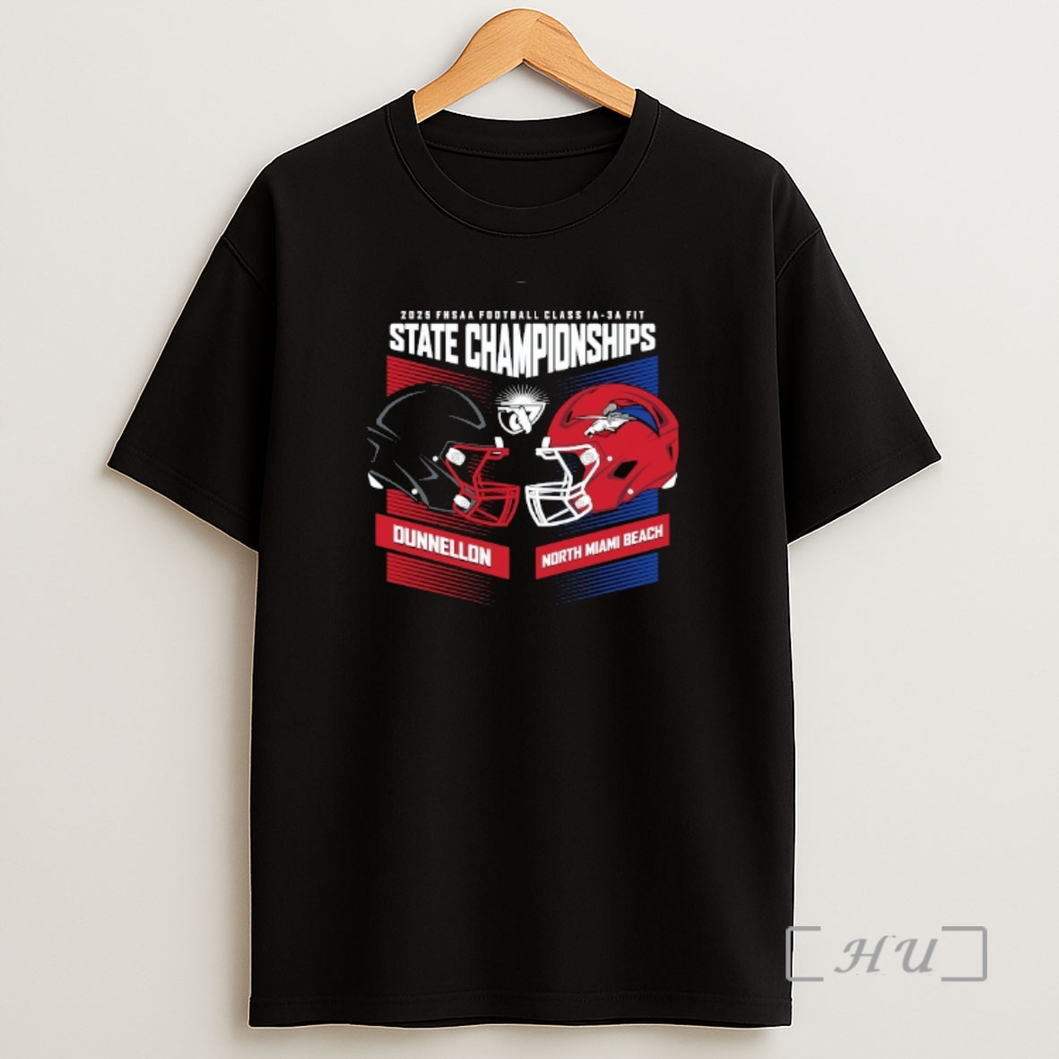Officials 2025 Fhsaa Football State Championships H2h 1a 3a Fit Dunnellon Vs North Miami Beach Shirt Sweatshirt Tee