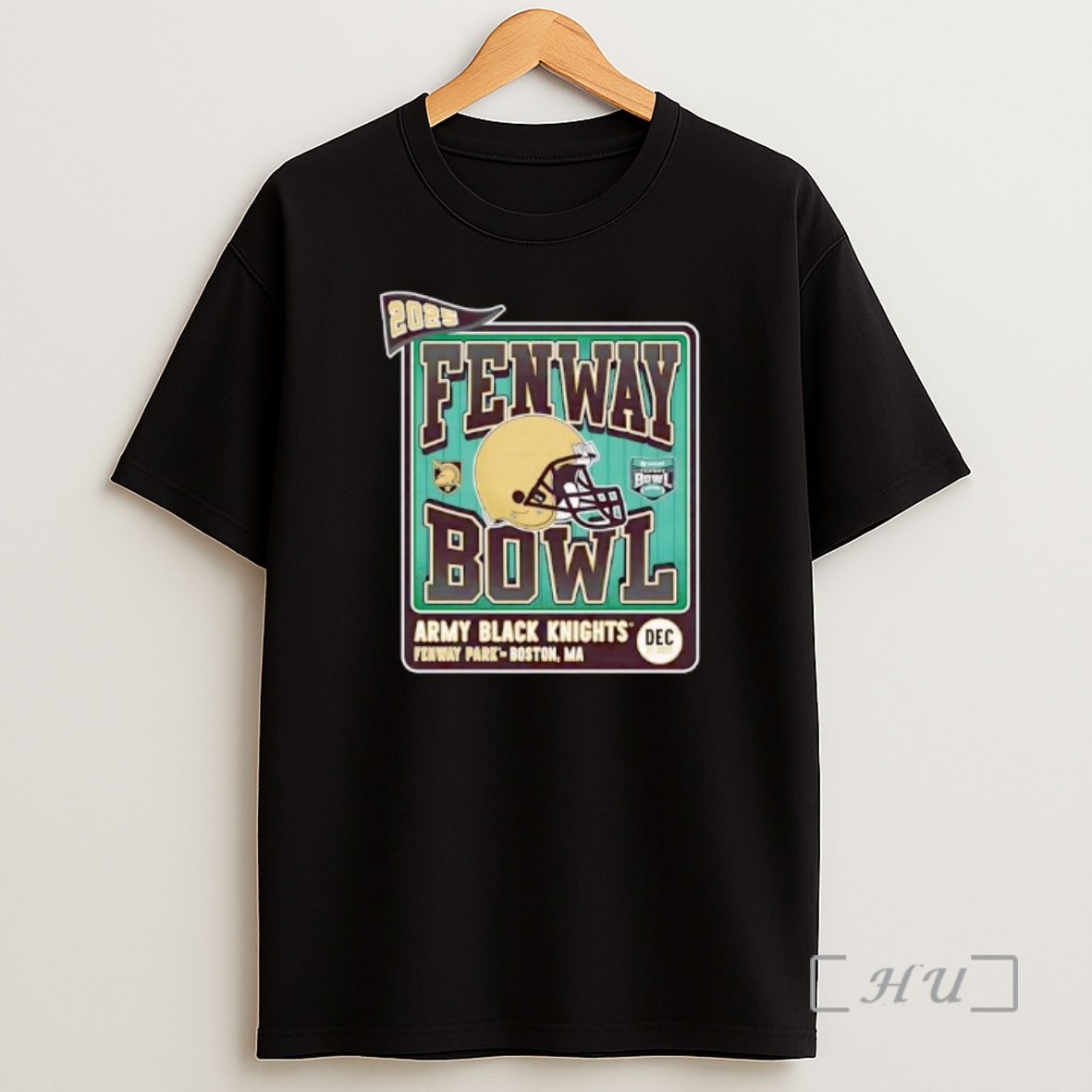 Officials 2025 Fenway Bowl Army Black Knights Helmet Ornaments Shirt Sweatshirt Tee