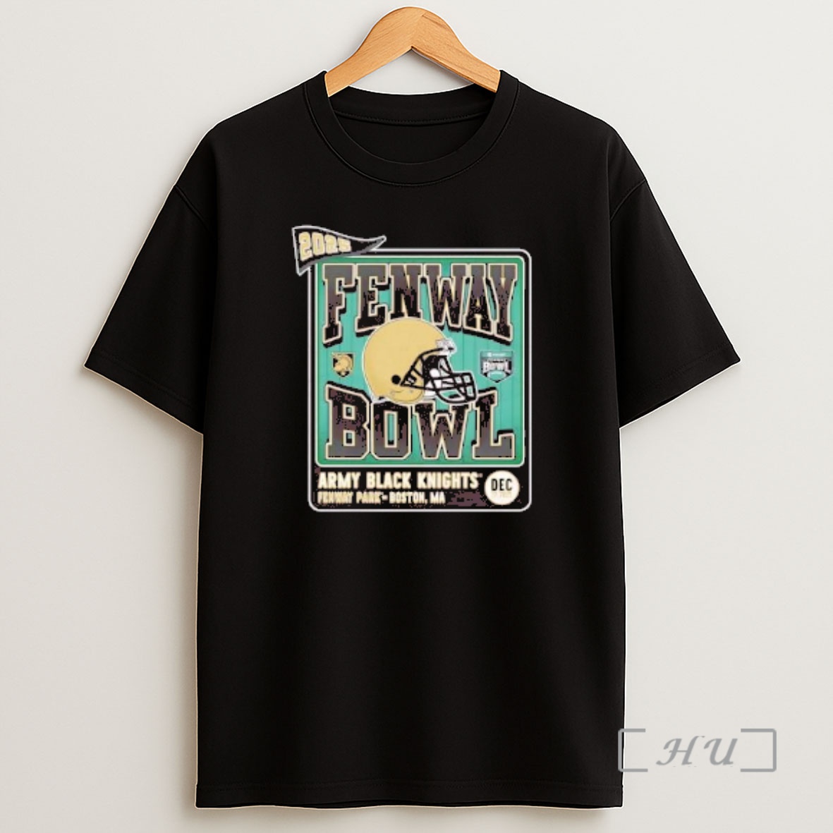 Officials 2025 Fenway Bowl Army Black Knights Helmet Shirt Sweatshirt Tee