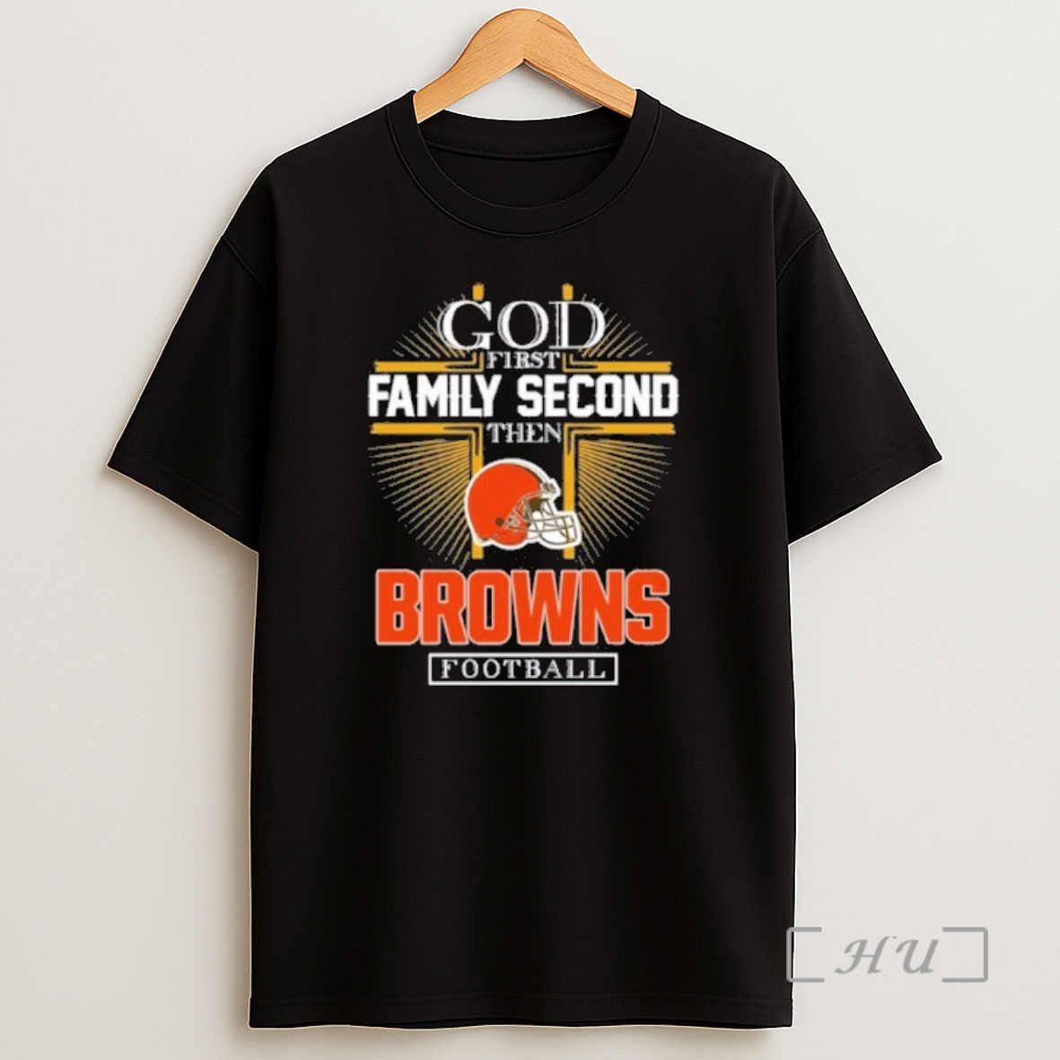 Officials 2025 God First Family Second Then Browns Football Premium Shirt Sweatshirt Tee