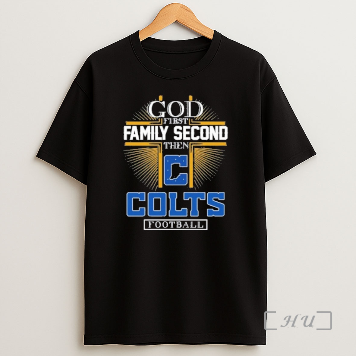 Officials 2025 God First Family Second Then Colts Football Premium Shirt Sweatshirt Tee