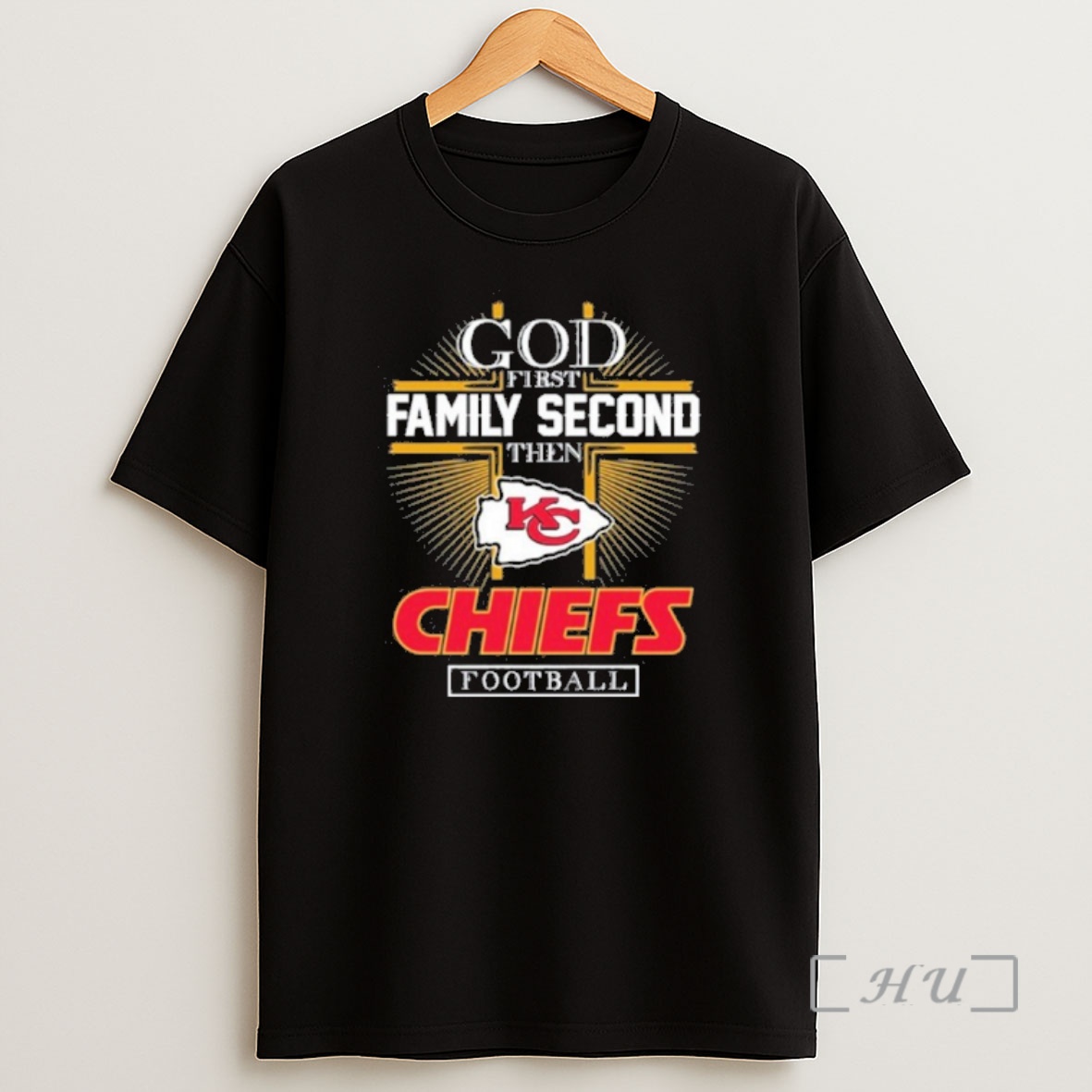 Officials 2025 God First Family Second Then Kansas City Chiefs Football Premium Shirt Sweatshirt Tee