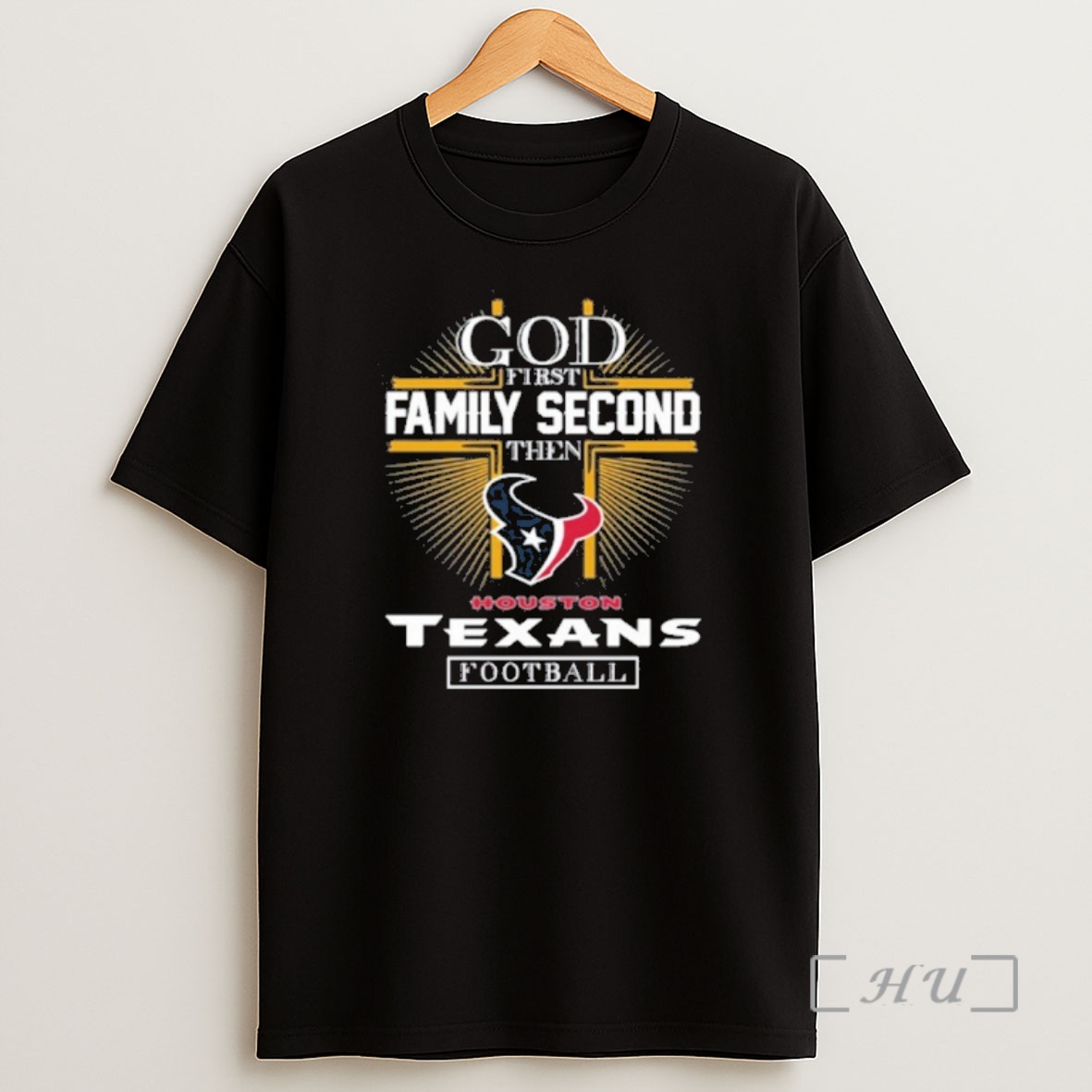 Officials 2025 God First Family Second Then Texans Football Premium Shirt Sweatshirt Tee