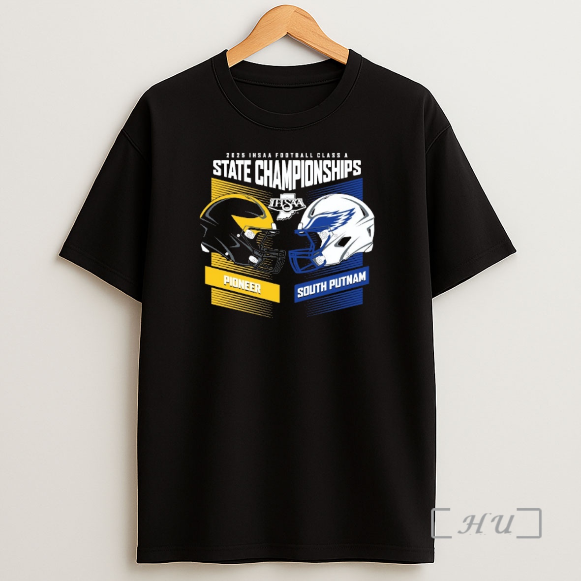 Officials 2025 Ihsaa Football State Championships Pioneer Panthers Vs South Putnam Eagles Head To Head Class 5a Shirt Sweatshirt Tee